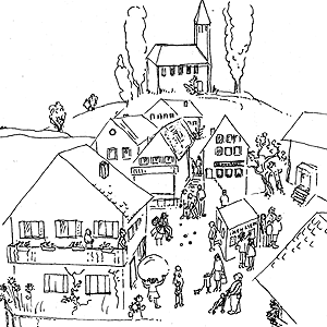 Lebendiges Dorf