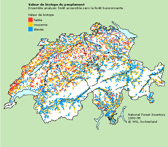 Valeur de biotope du peuplement
